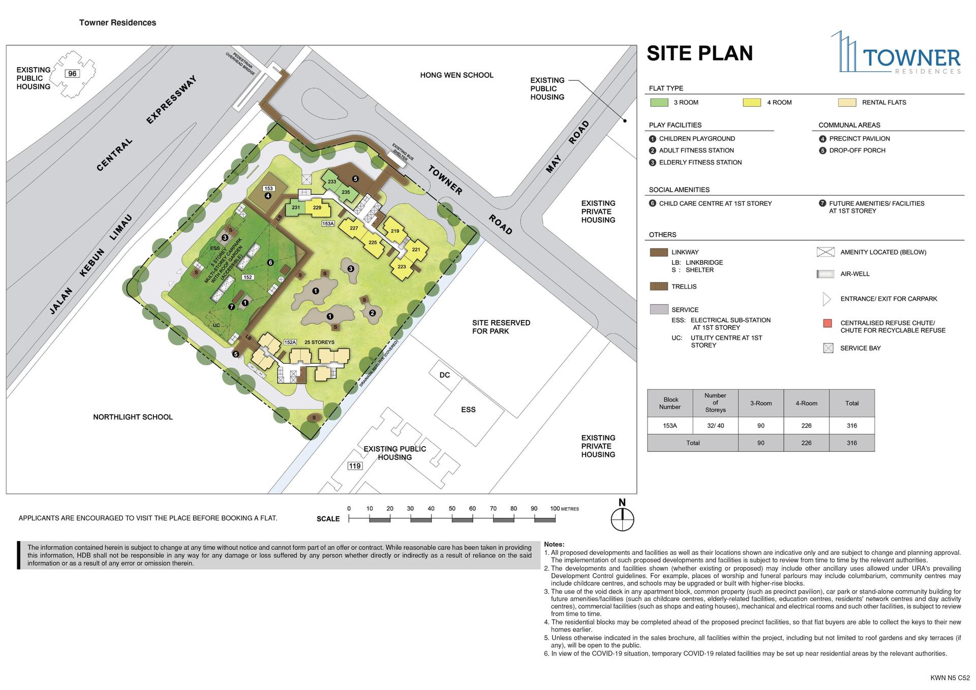 Towner Residences - site plan