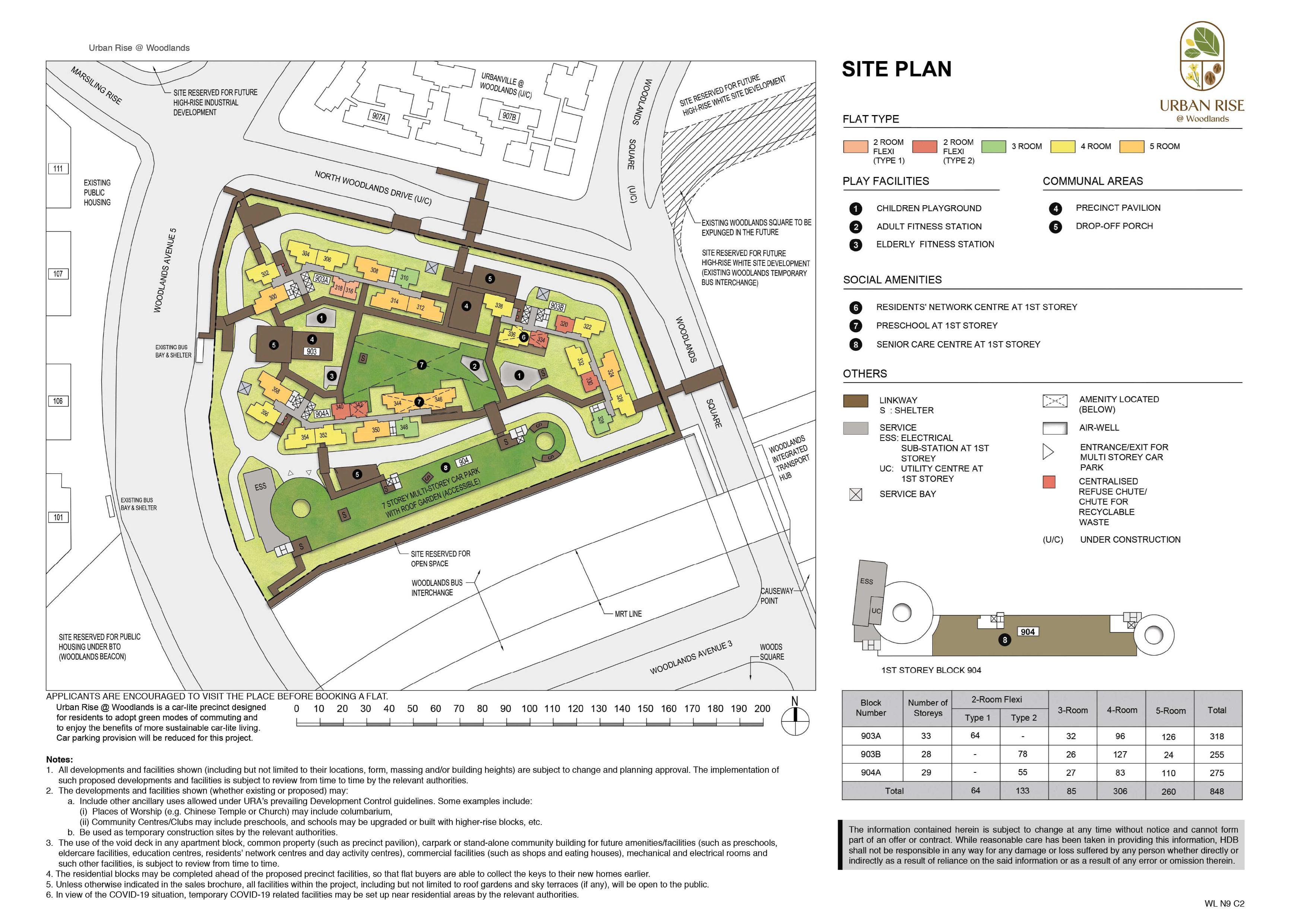 Urban Rise @ Woodlands site-plan