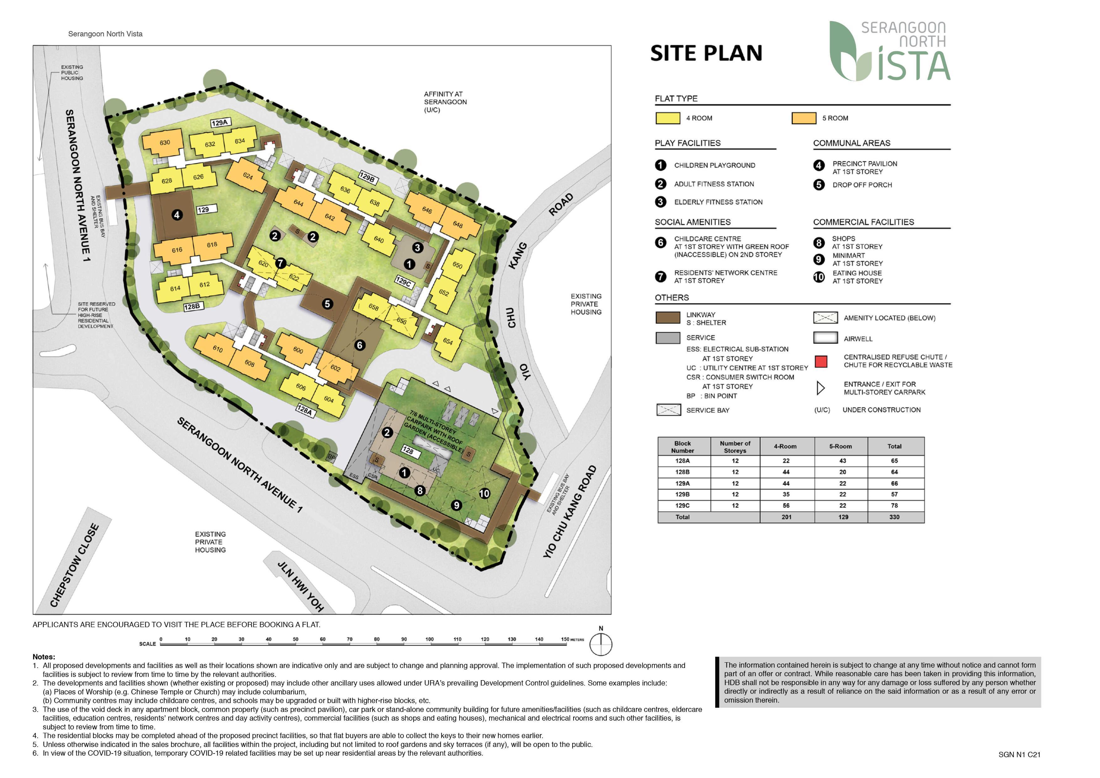Serangoon North Vista site-plan