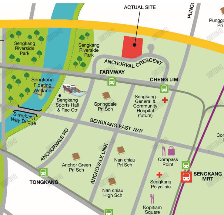 Bellewaters Map