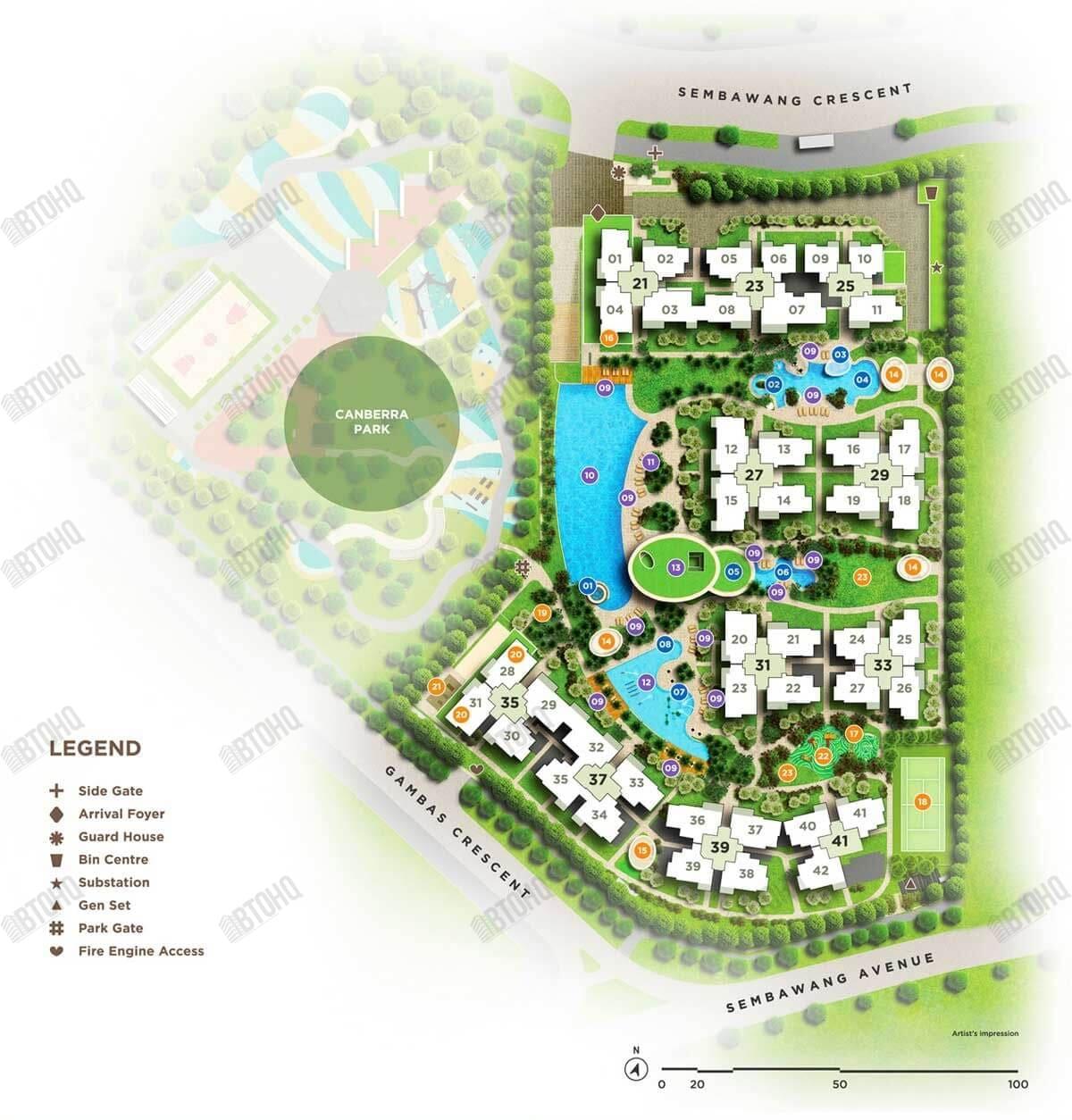 Parc Life Site Plan
