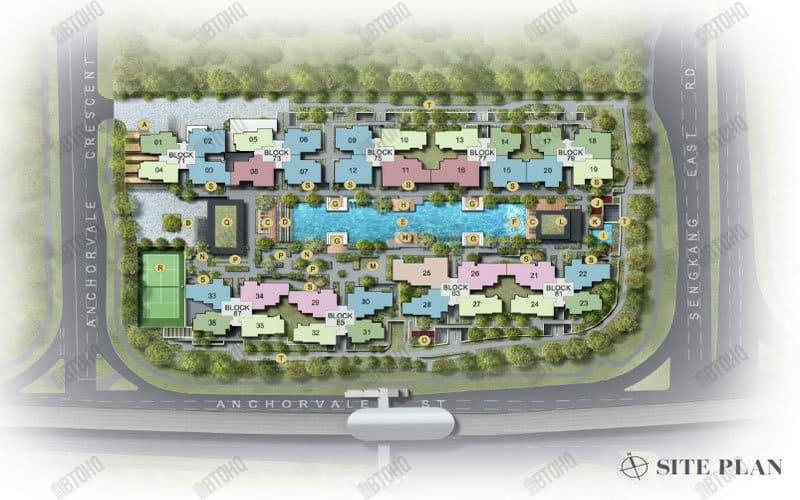 The Vales Site Plan