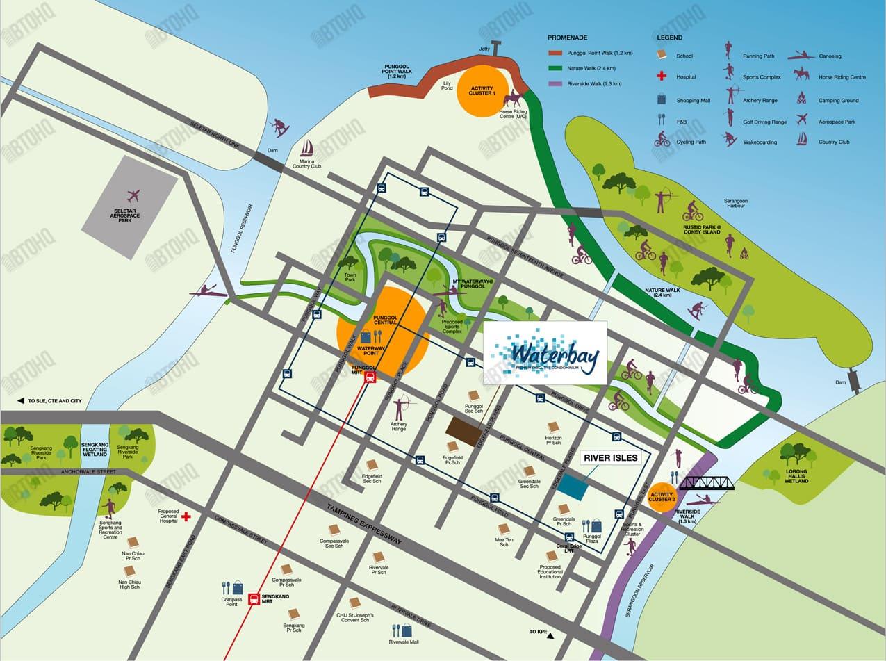 Waterbay Map