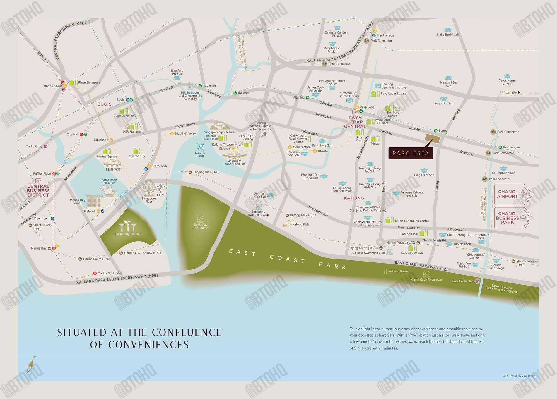 Parc Esta Map