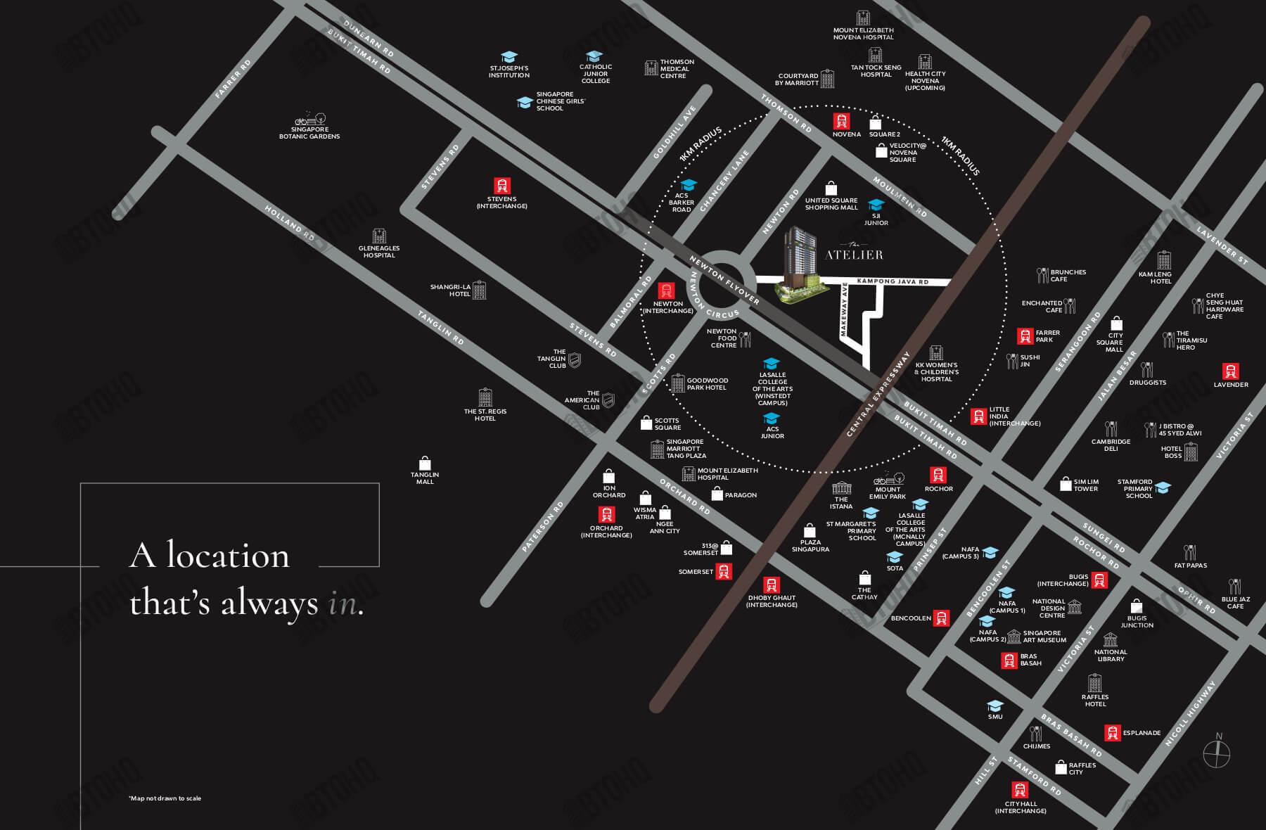 The Atelier Map