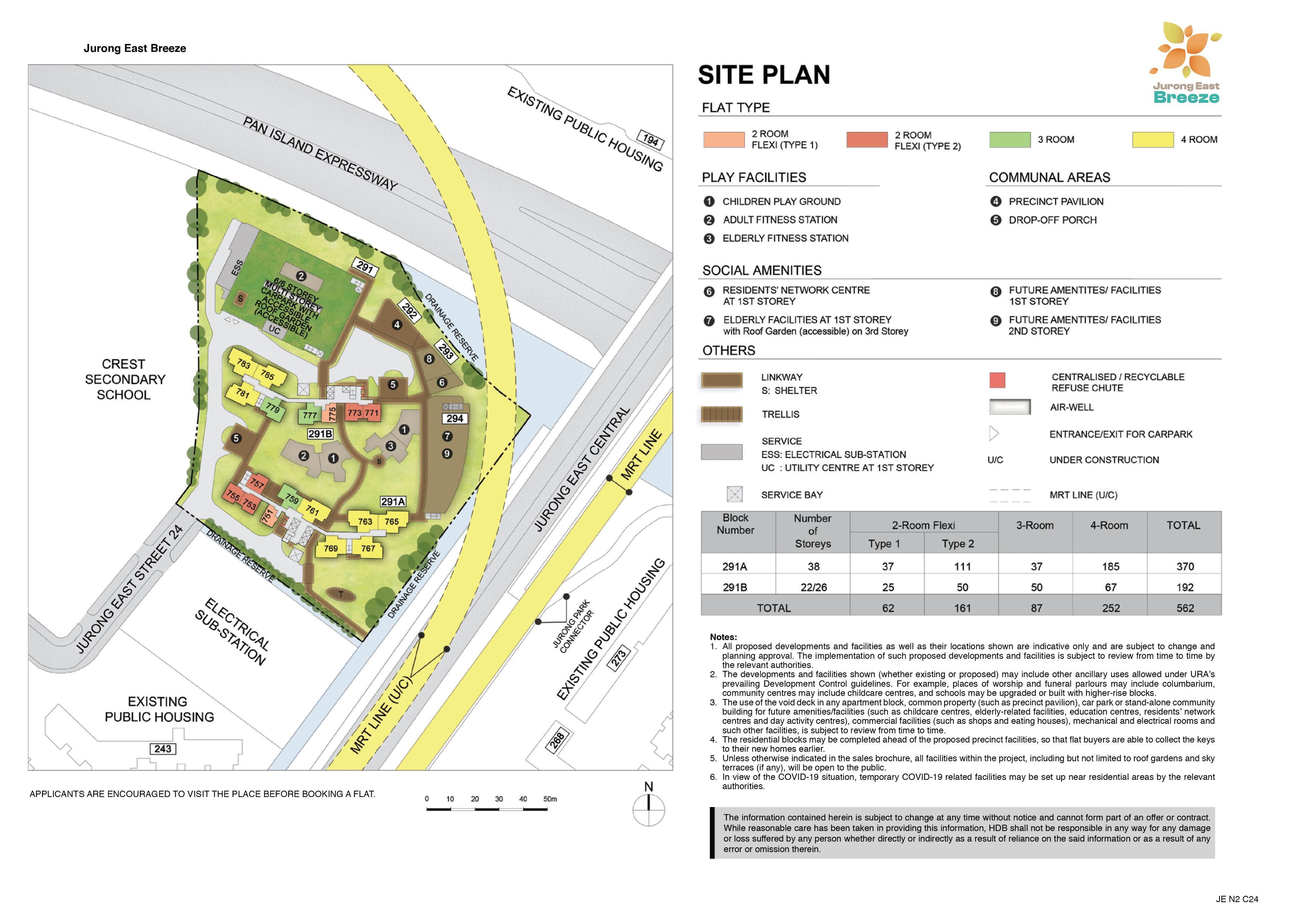 Jurong East Breeze site-plan