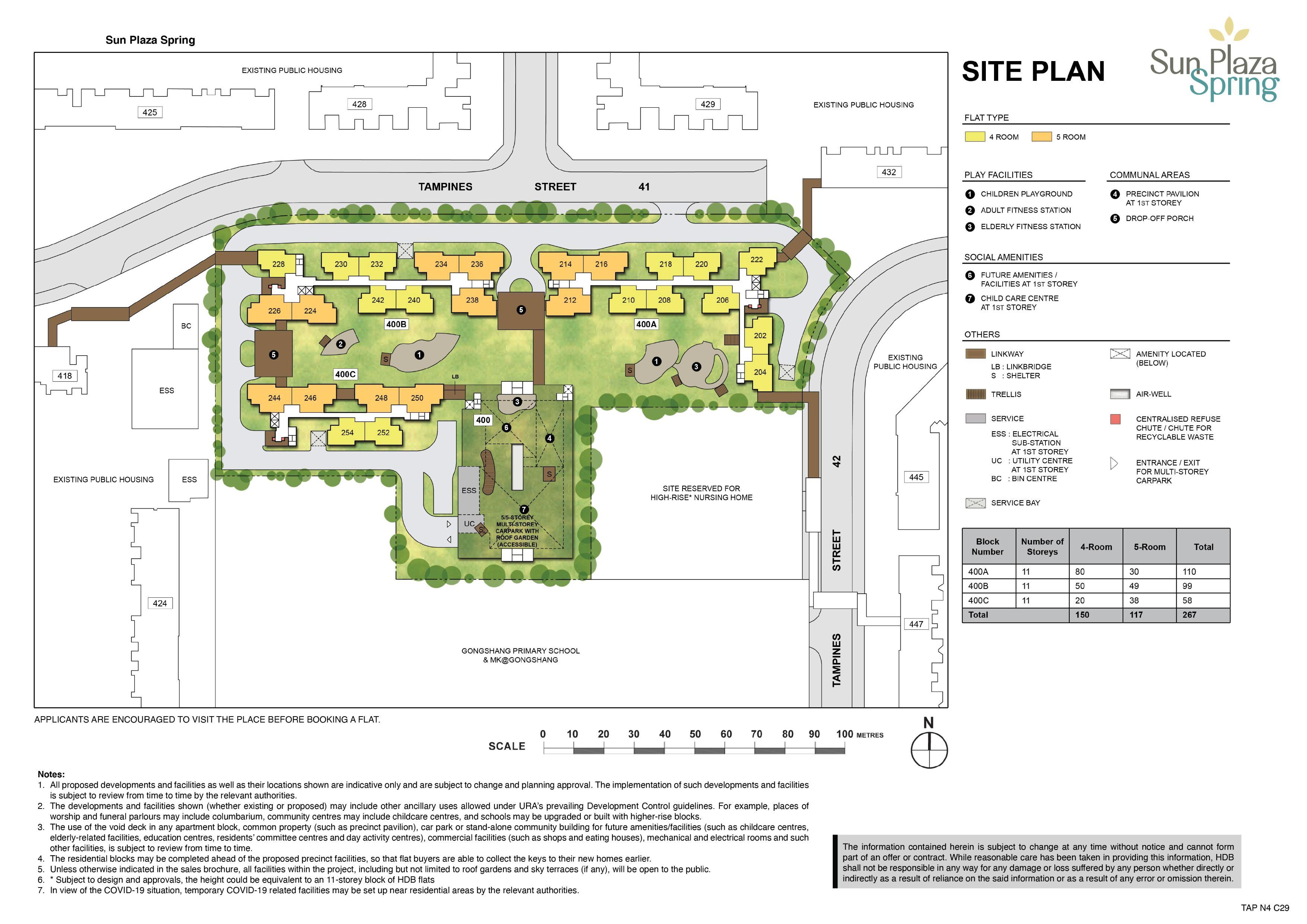Sun Plaza Spring site-plan