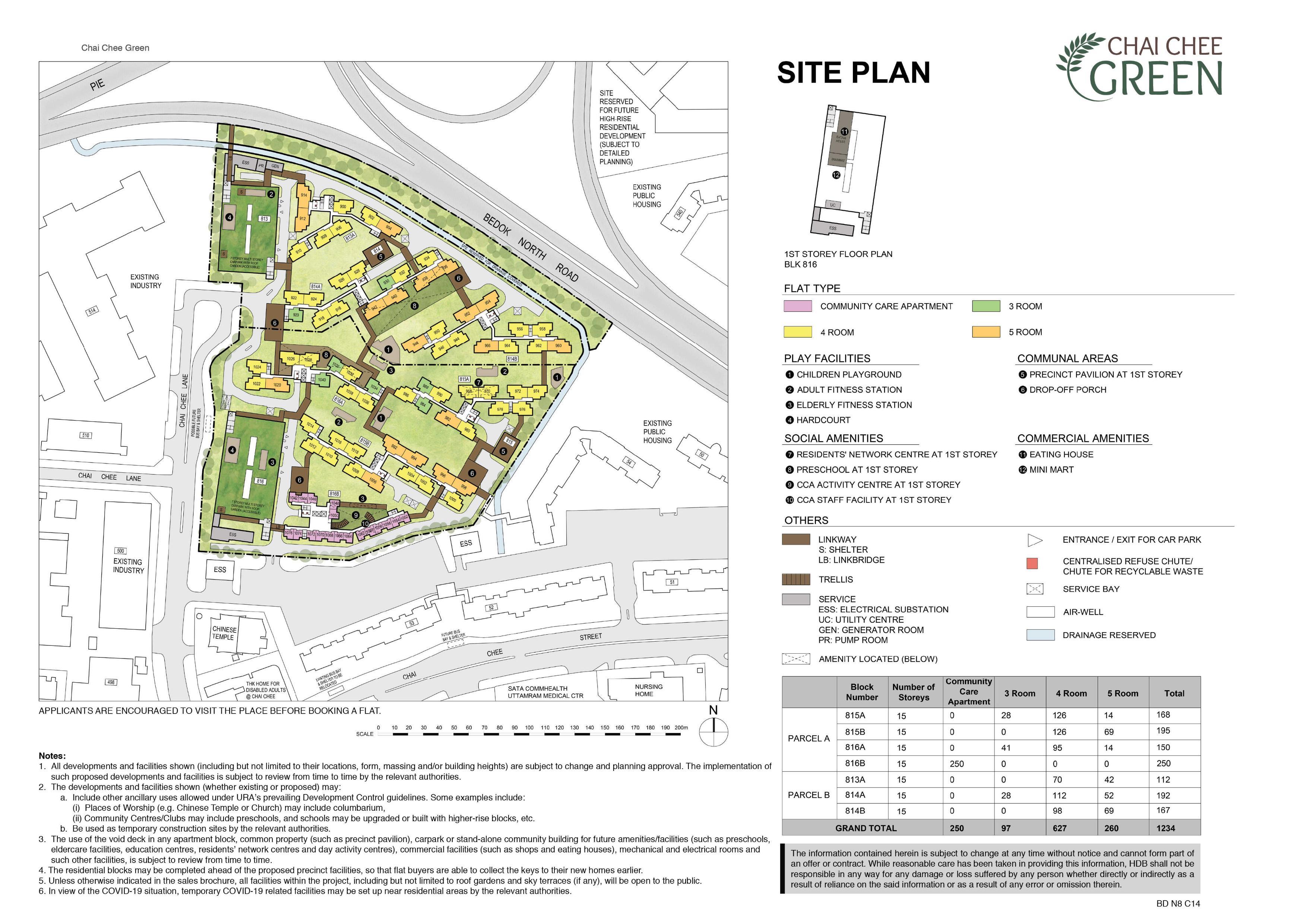 Chai Chee Green site-plan