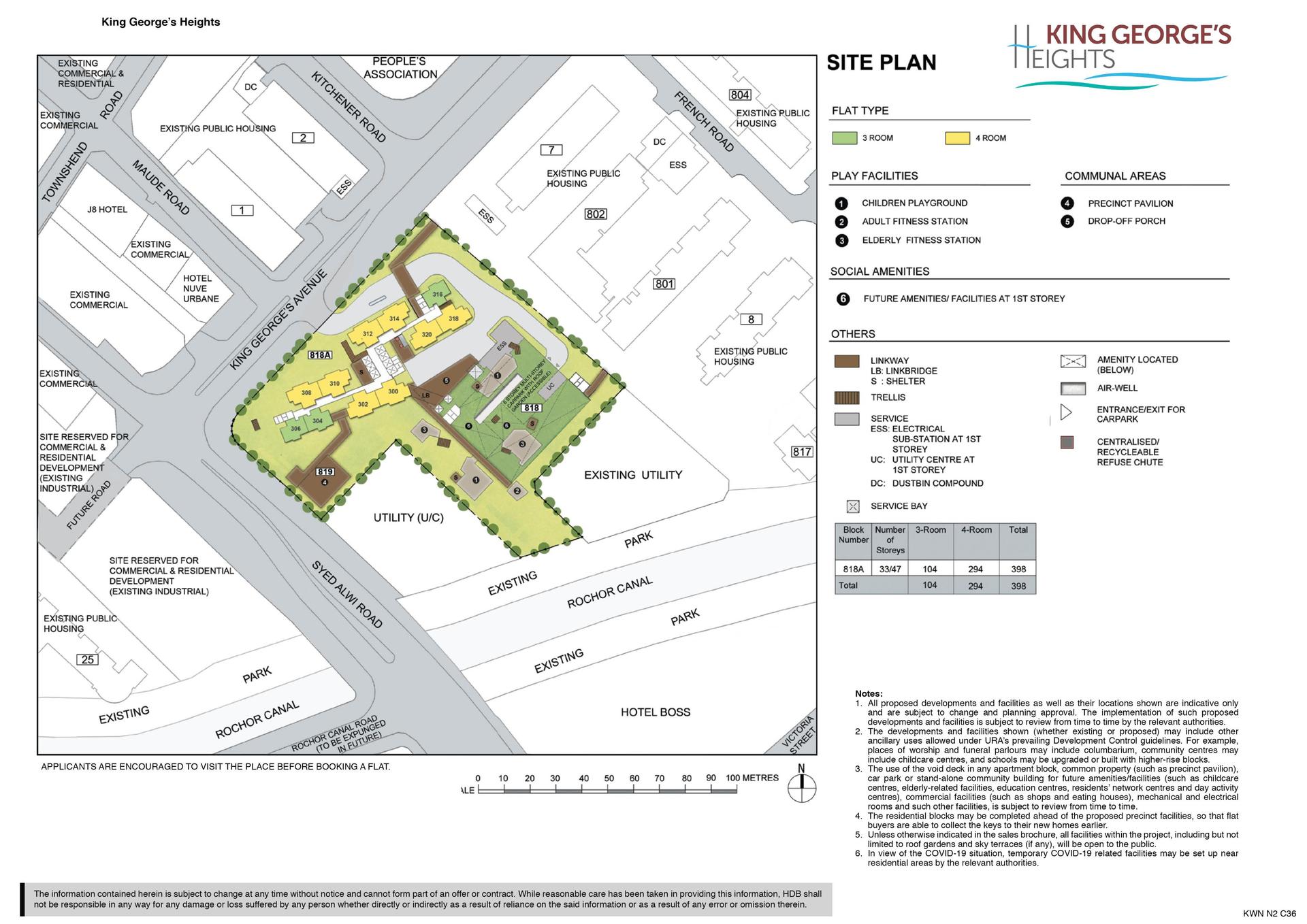 King George’s Heights - site plan