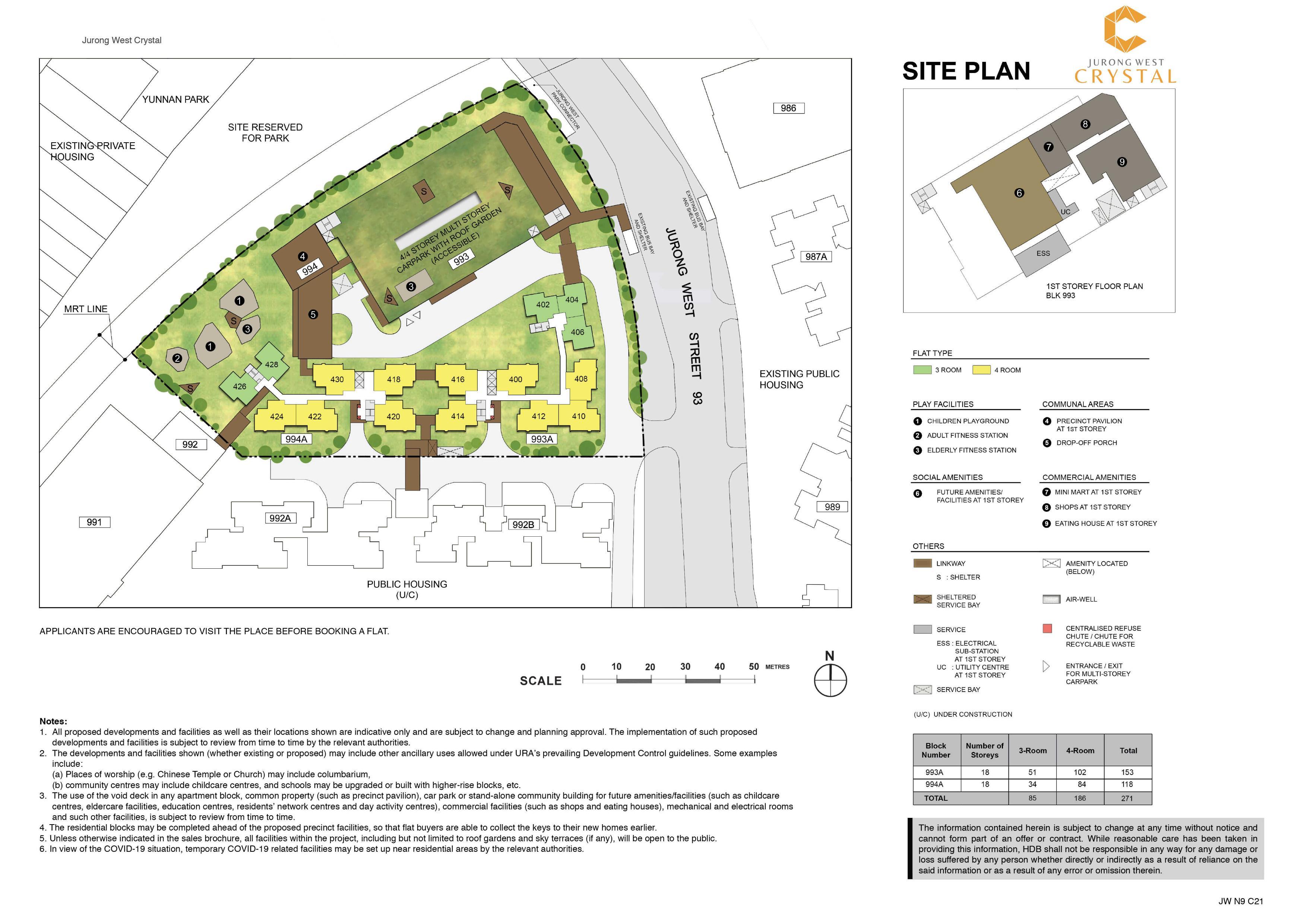 Jurong West Crystal site-plan