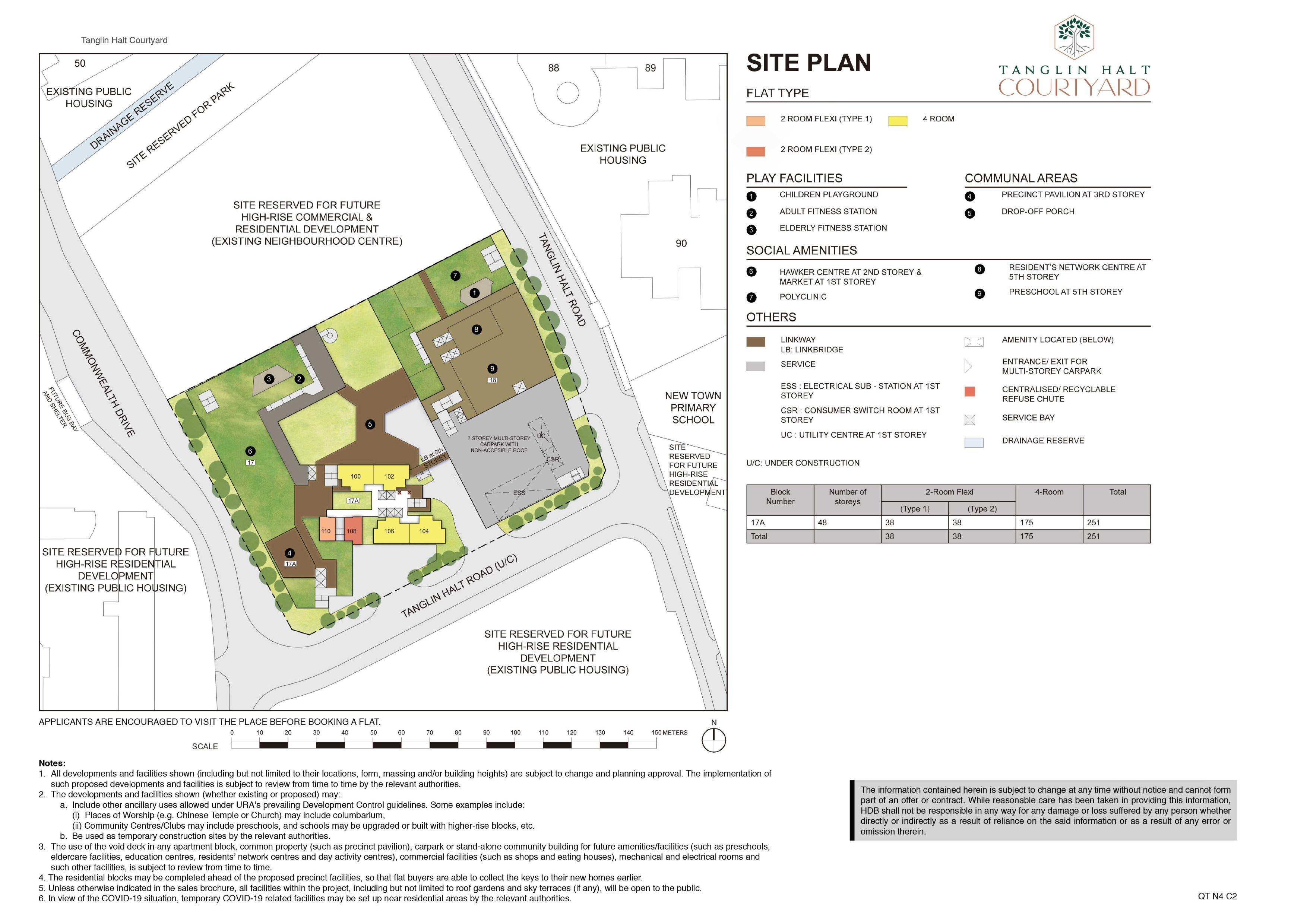 Tanglin Halt Courtyard site-plan