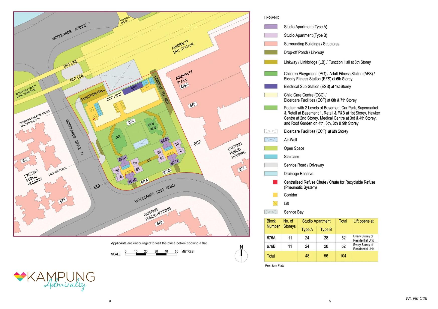 Kampung Admiralty site-plan
