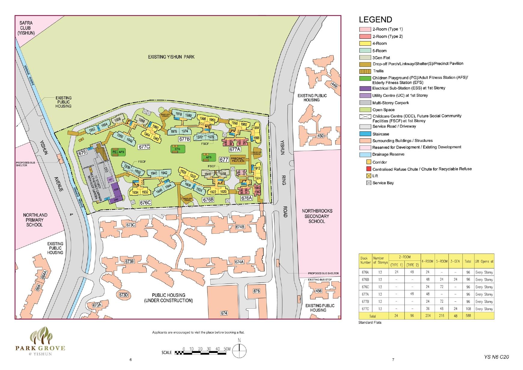 Park Grove @ Yishun Site Plan