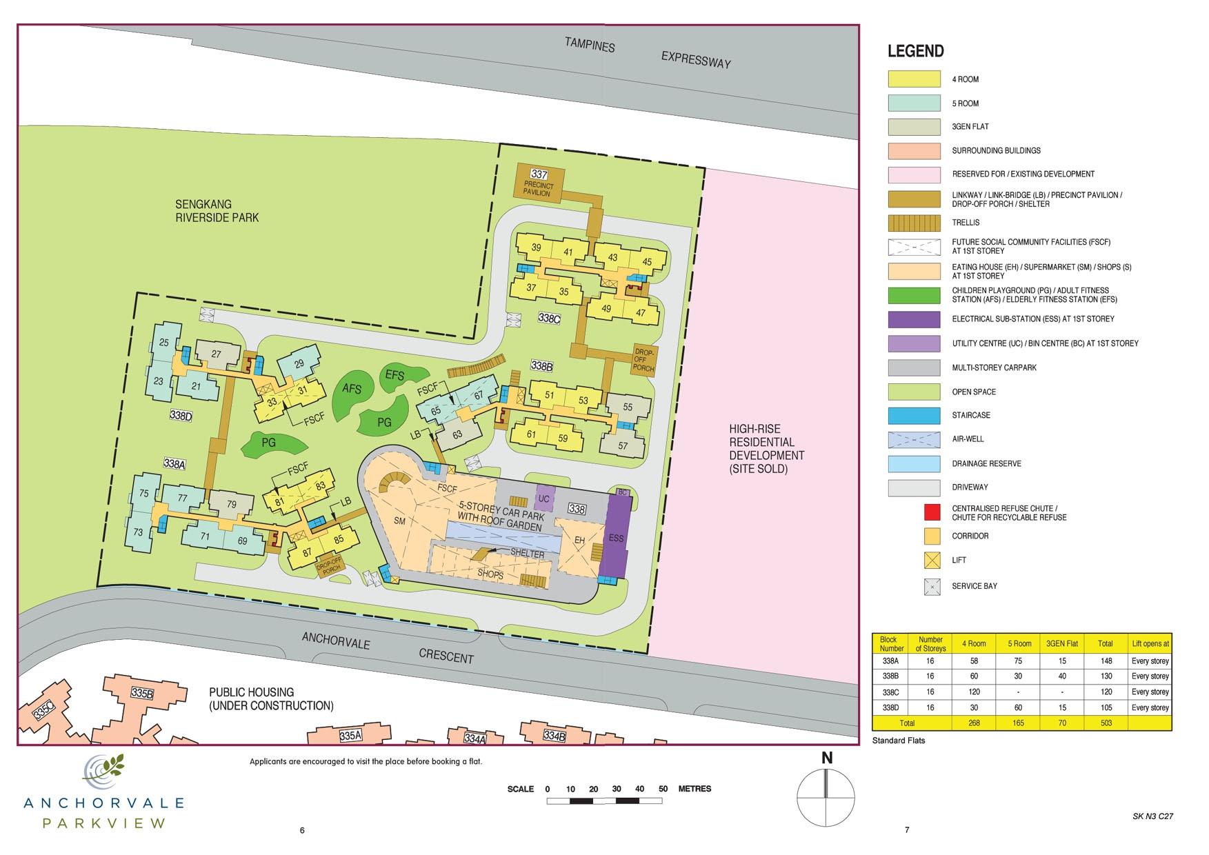 Anchorvale Parkview site-plan
