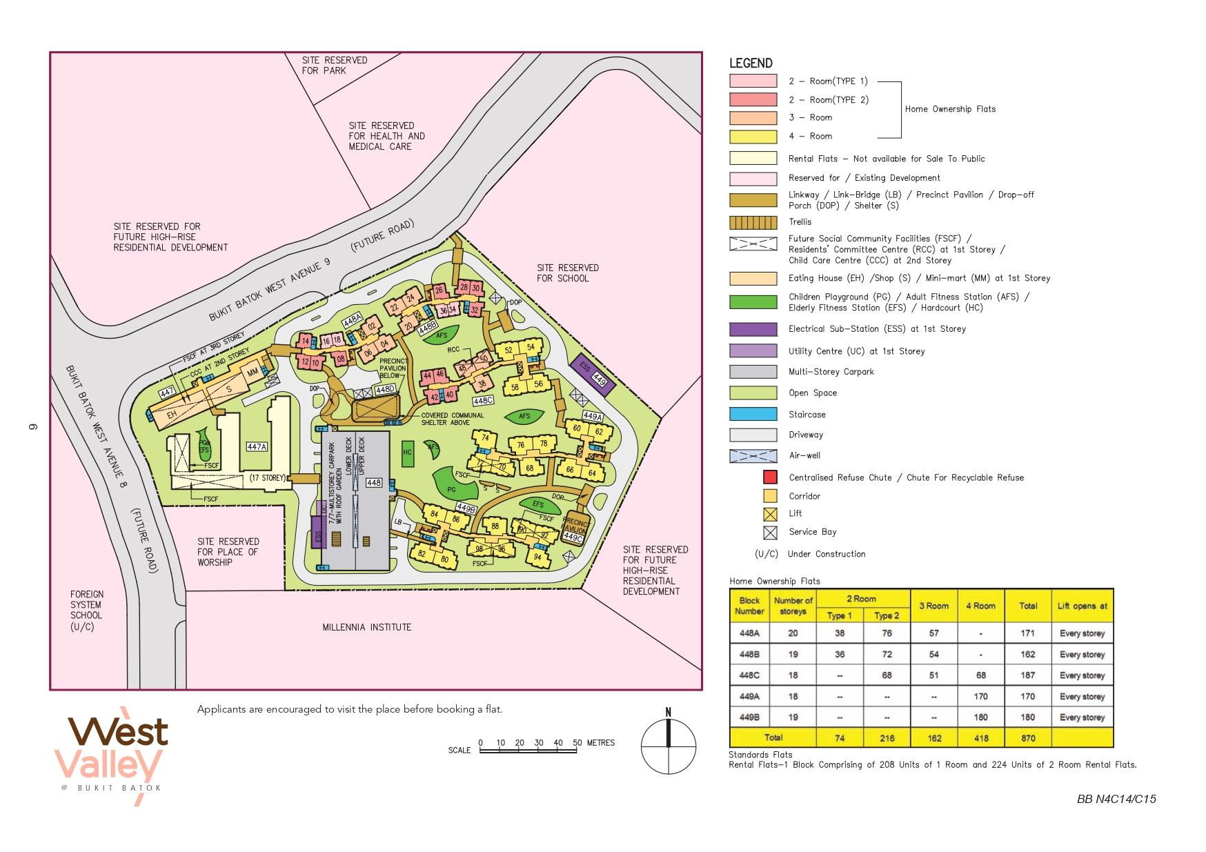 West Valley @ Bukit Batok site-plan