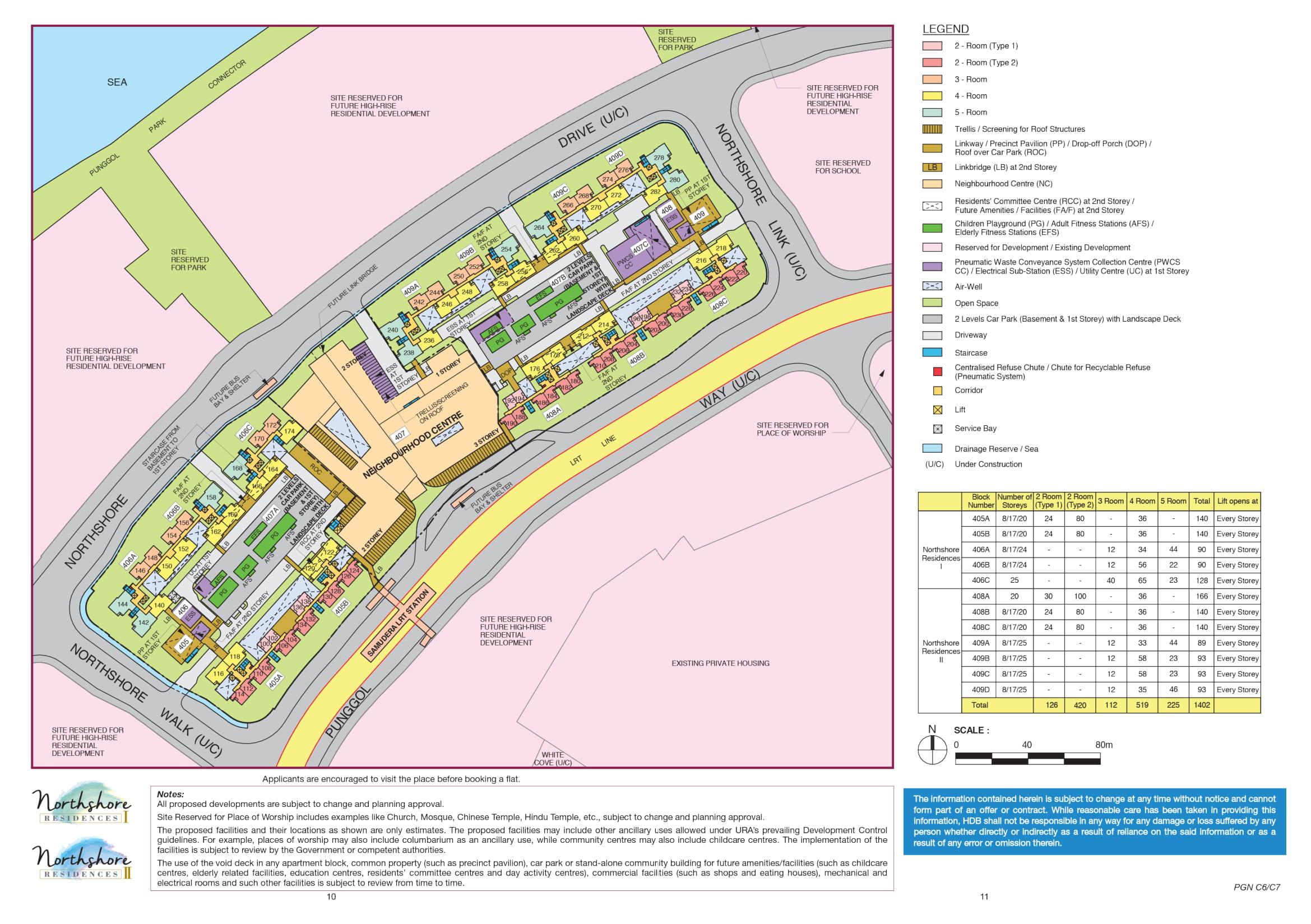 Northshore Residences II site-plan