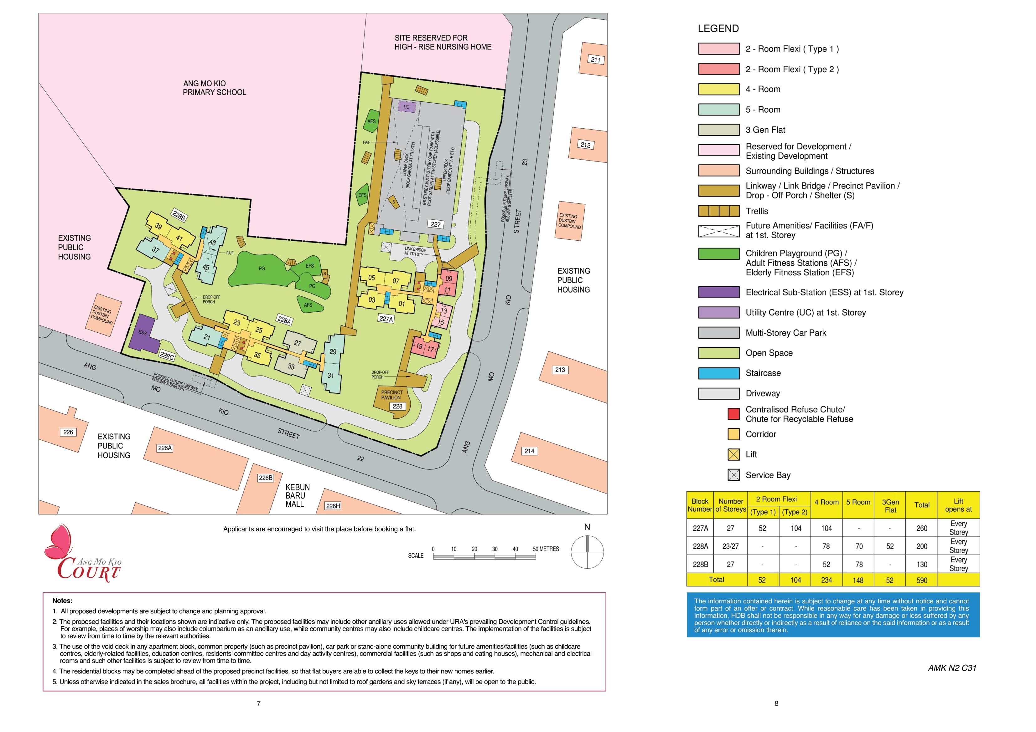 Ang Mo Kio Court site-plan