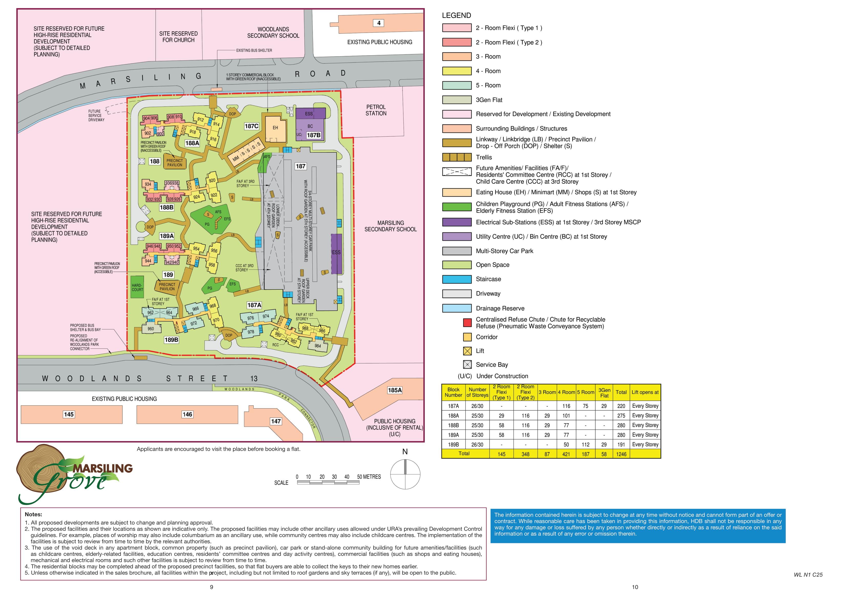 Marsiling Grove site-plan