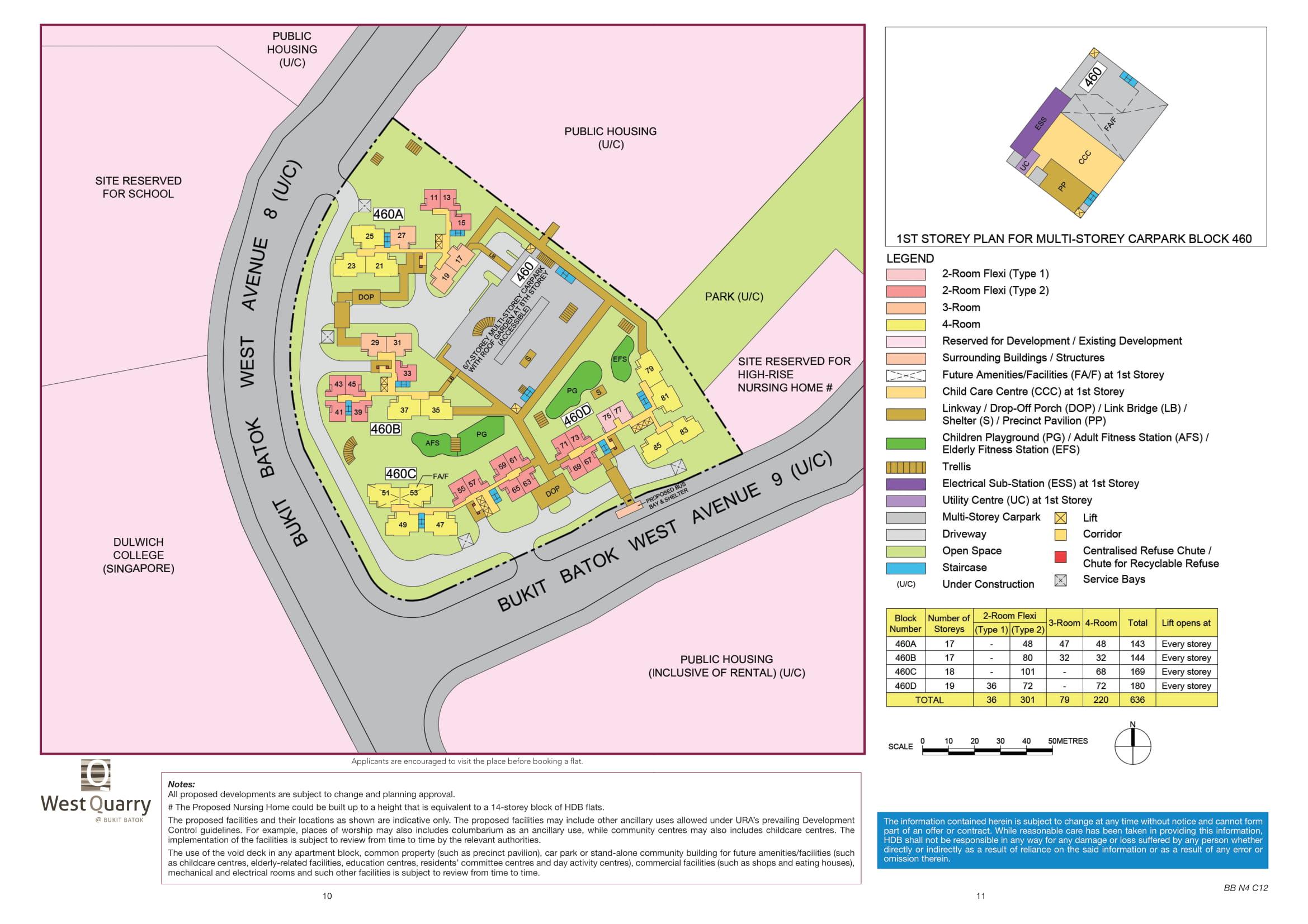 West Quarry @ Bukit Batok Site Plan