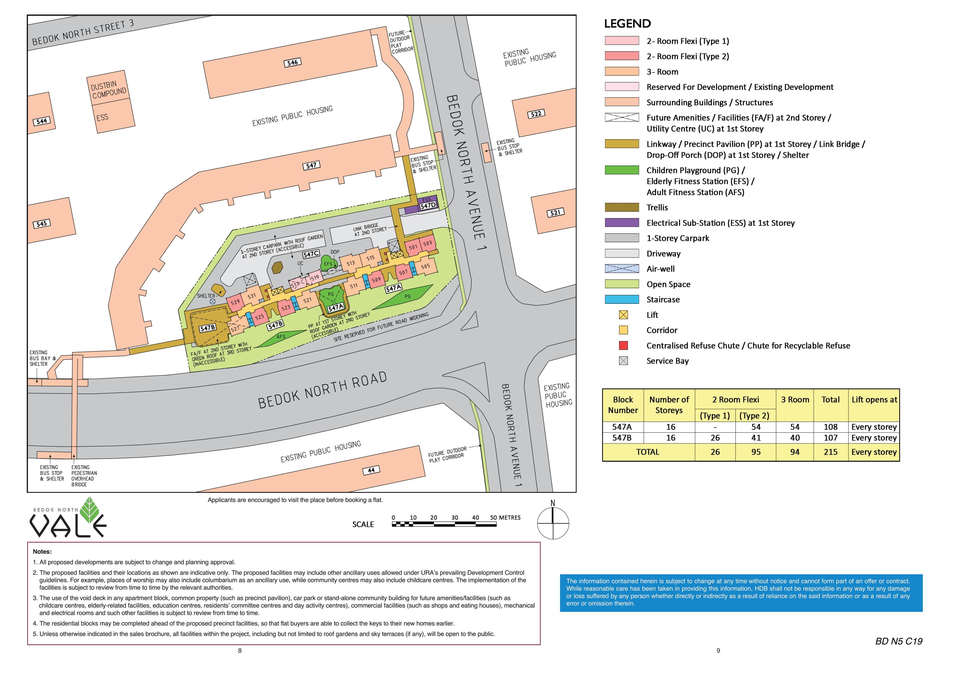 Bedok North Vale Site Plan