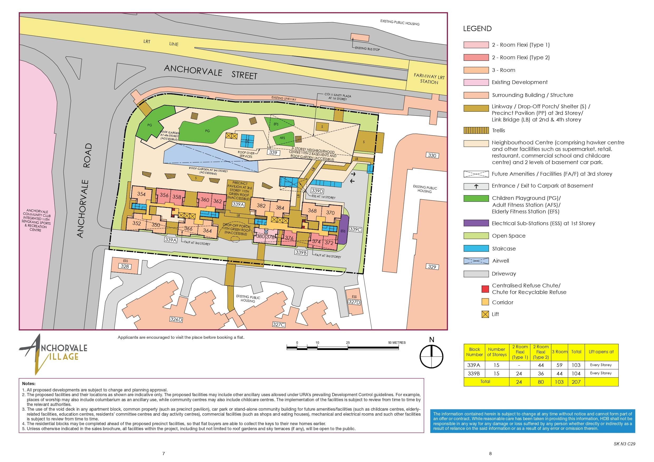 Anchorvale Village site-plan