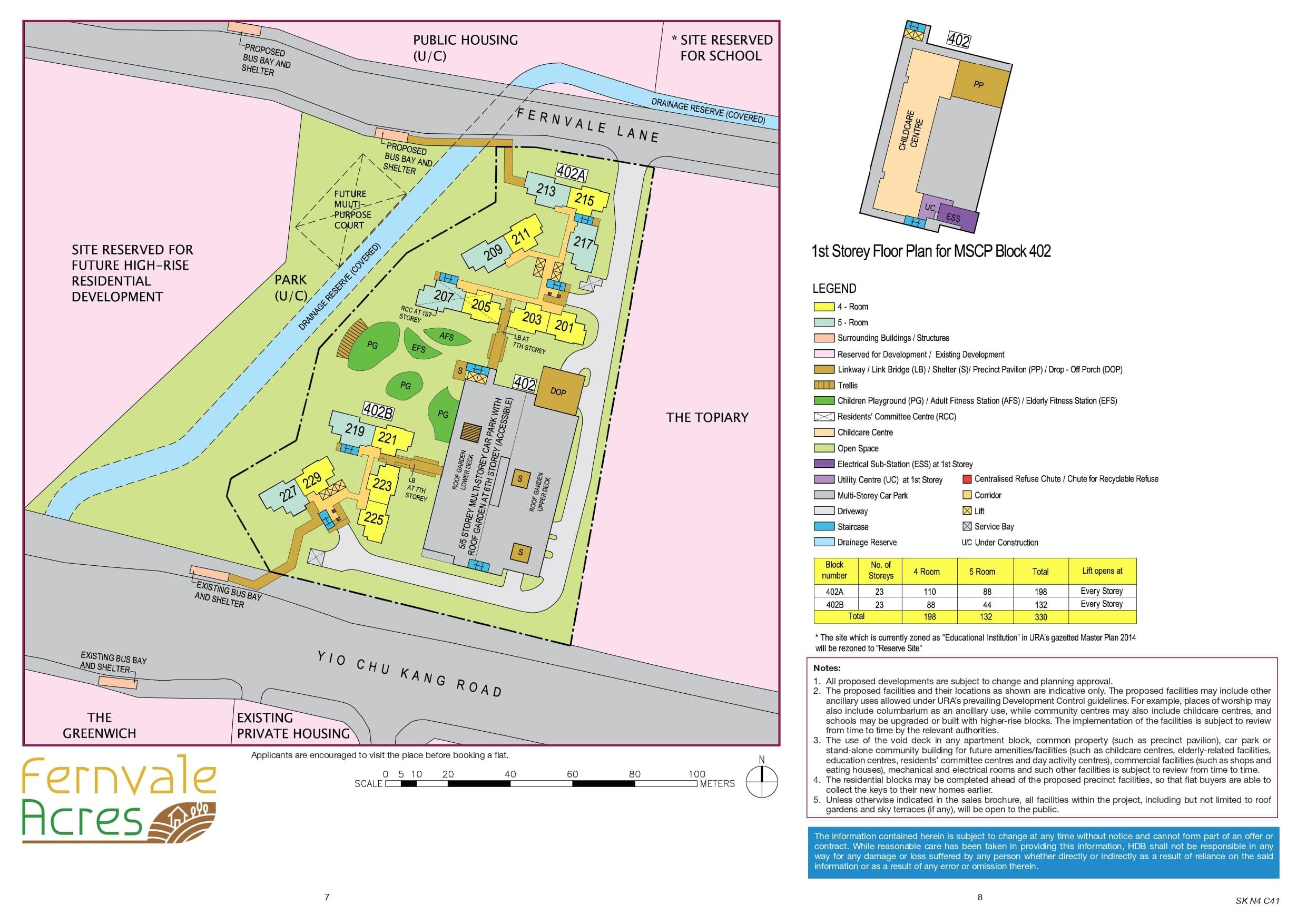 Fernvale Acres site-plan