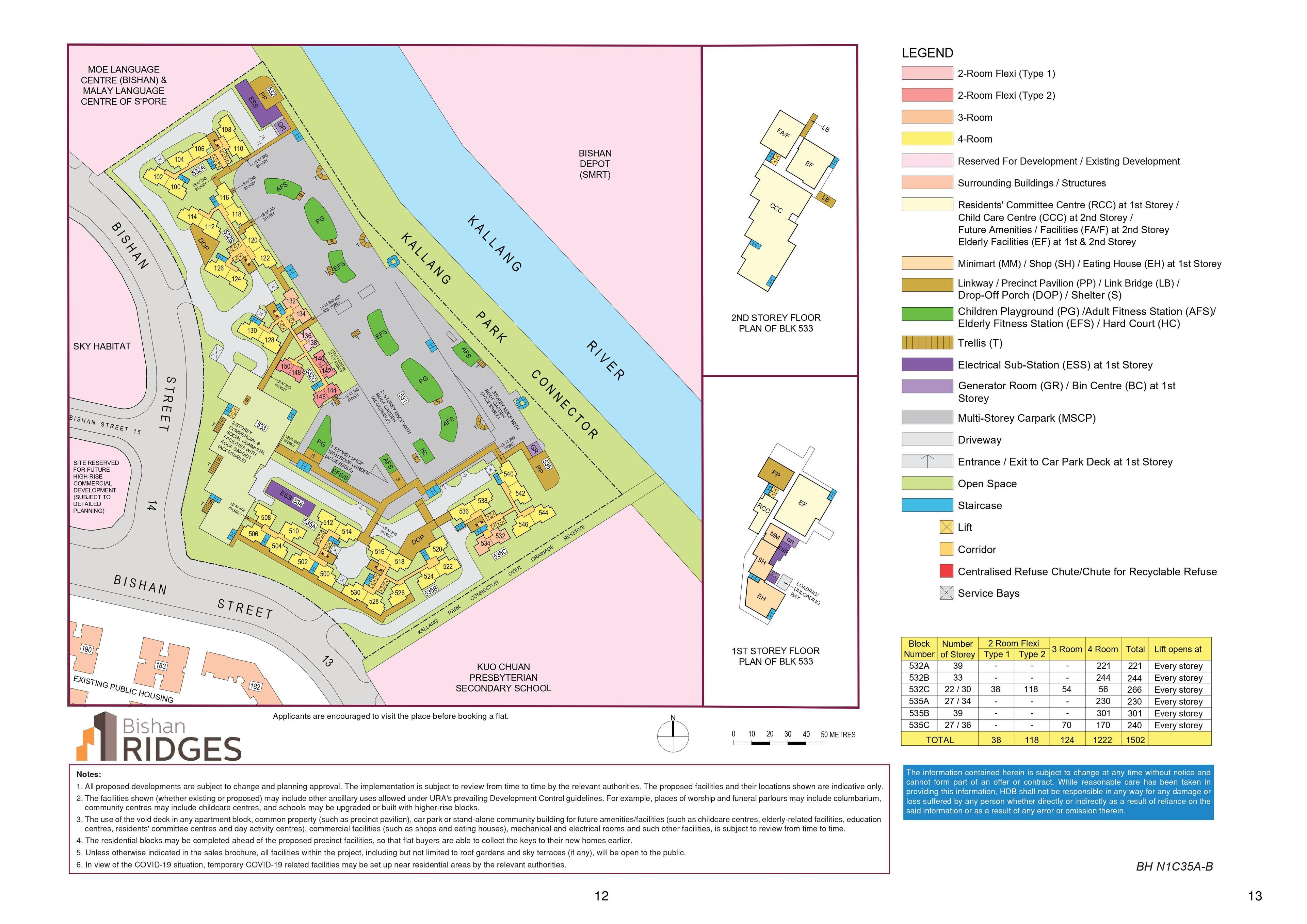 Bishan Ridges site-plan