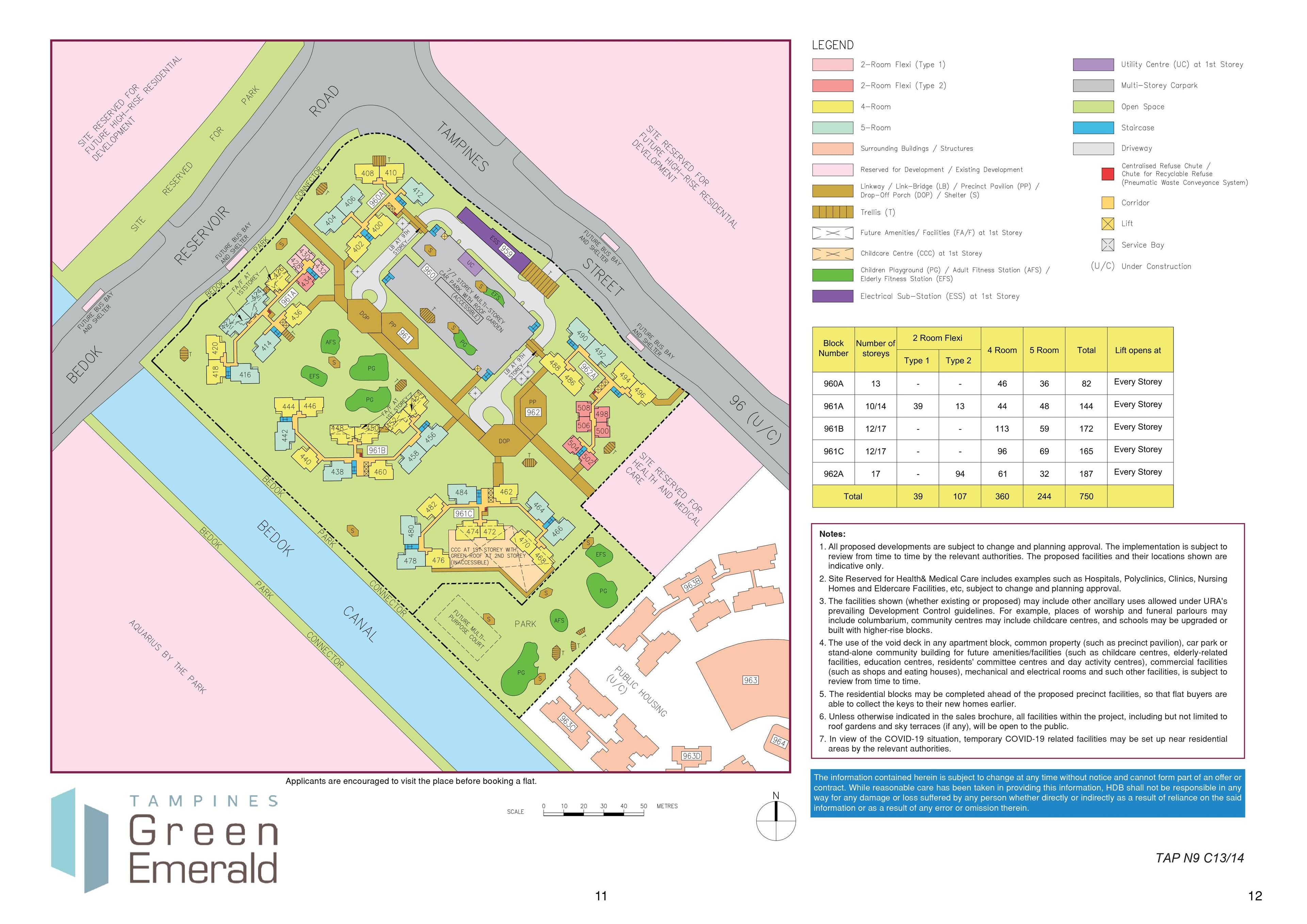 Tampines GreenEmerald site-plan