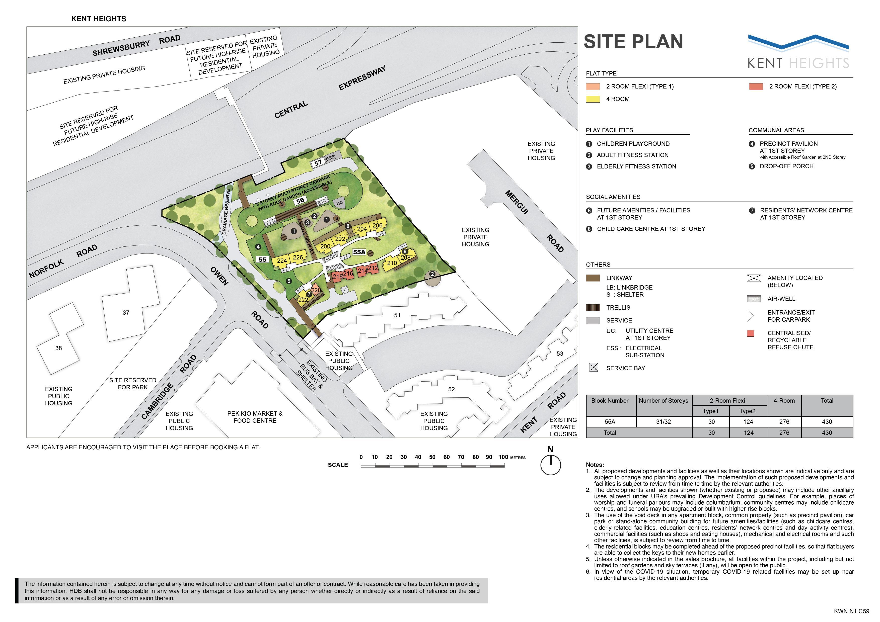 Kent Heights site-plan