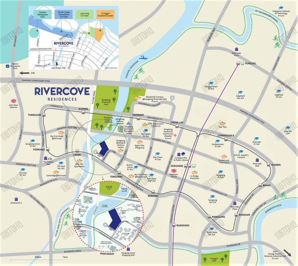 Rivercove Residences Map