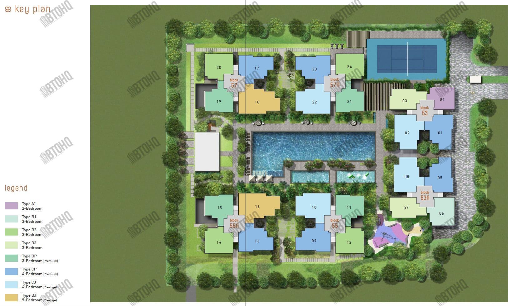 The Amore Site Plan