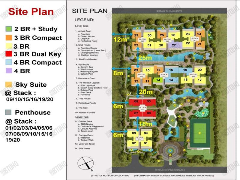 The Rainforest Site Plan