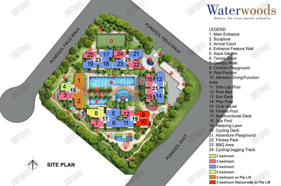 Waterwoods Site Plan