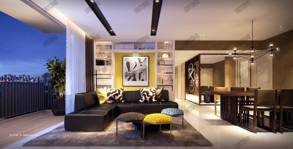 Westwood Residences Living Room Layout