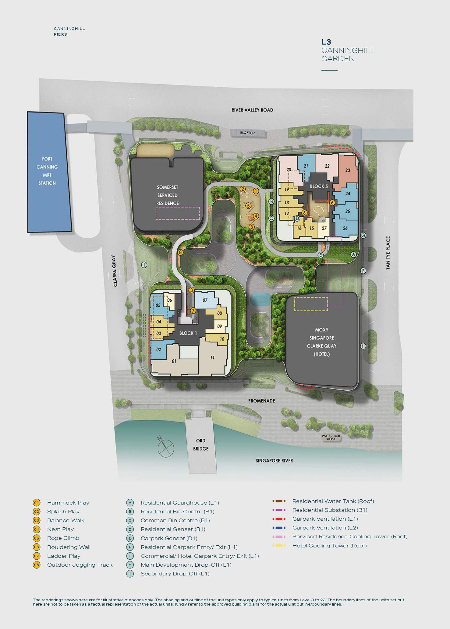CanningHill Piers Site Plan