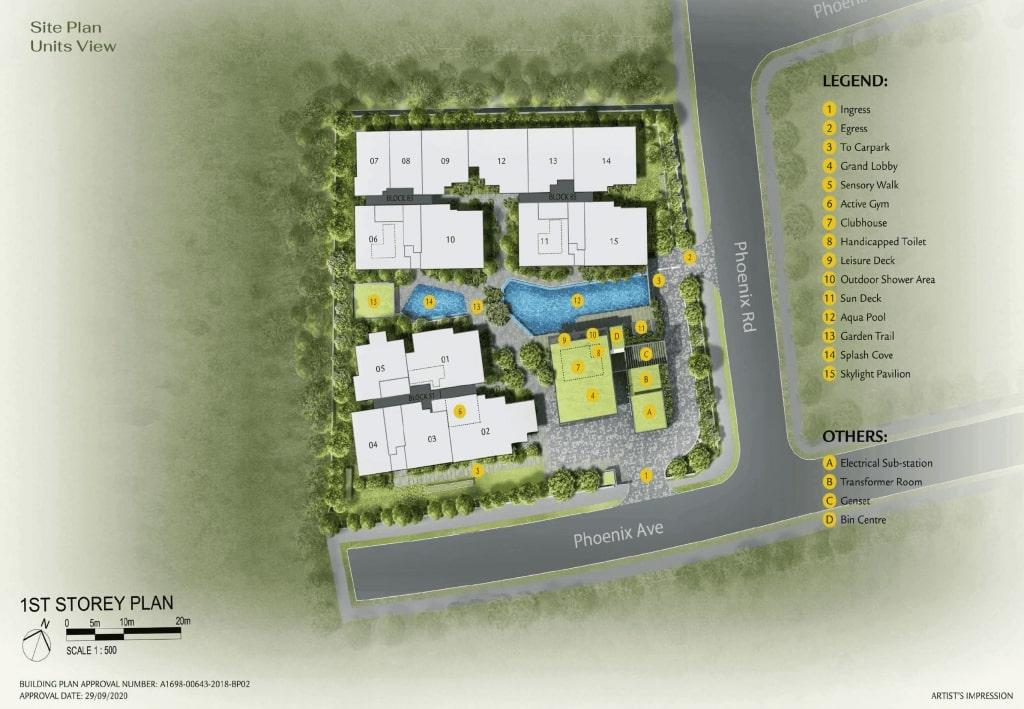 Phoenix Residences Site Plan