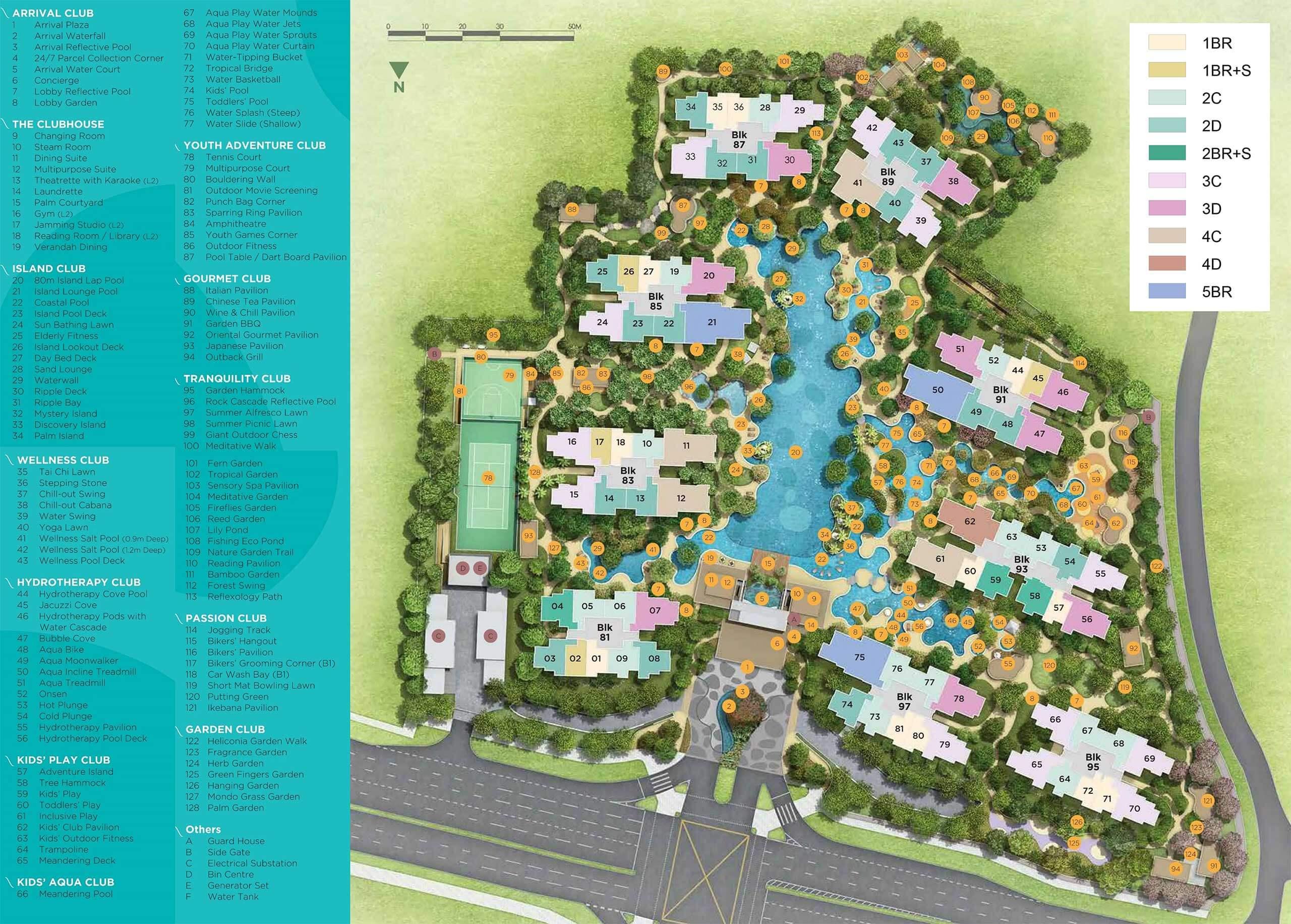 The Florence Residences Site Plan