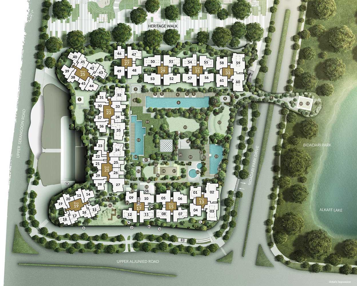 Woodleigh Residences Site Plan