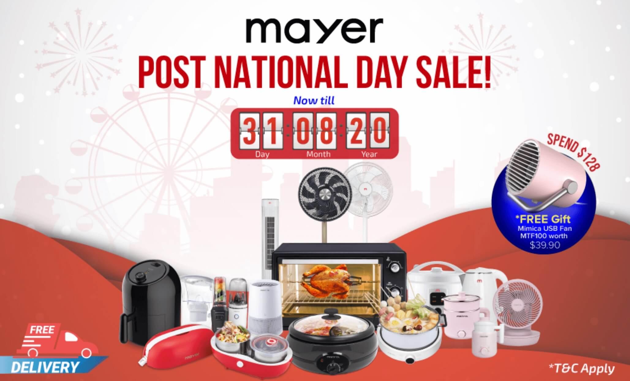 Till 31 Aug: Mayer Post National Day Sale